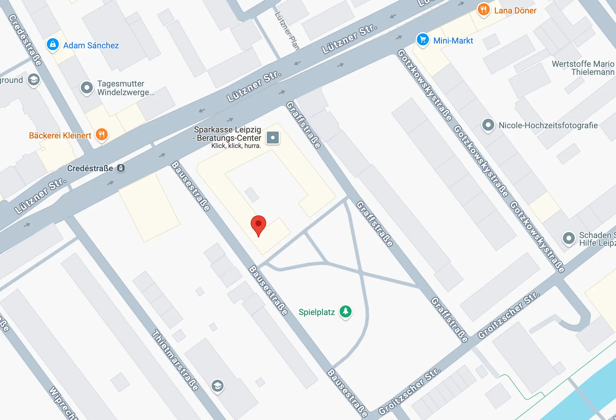 Karte Lützner-Str. 151, Leipzig